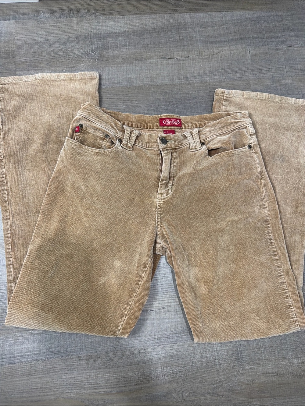 Riders by Lee Women's Straight-Leg Corduroy Jeans in Tan